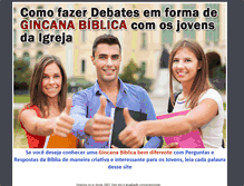Tablet Screenshot of debatesjovemcristao.com.br